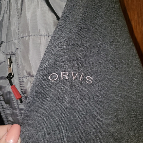 Orvis Gray Lightweight Quilted Jacket - Picture 3 of 4